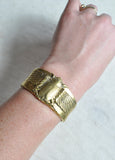 Deco Scarab Cuff