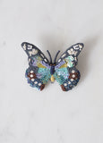 Beaded Butterfly Brooch