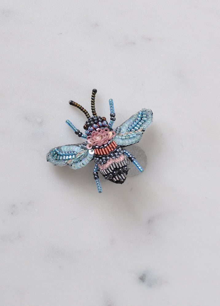 Beaded Bee Brooch