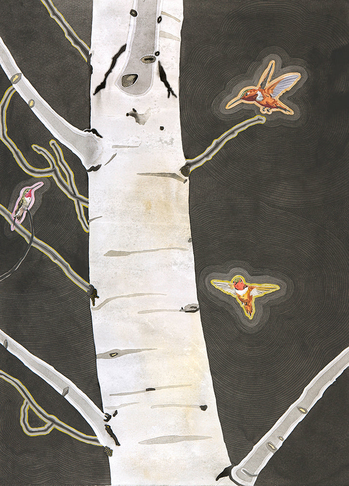 Meredith Nemirov, "The Hummingbird Tree" Limited Edition Giclee Print