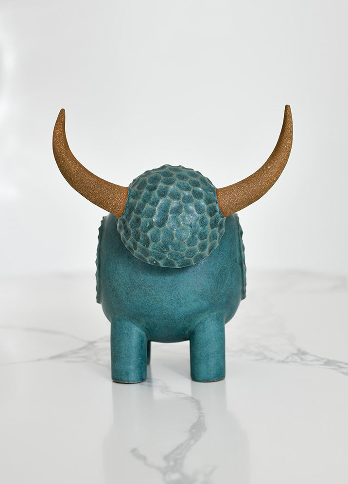 Ceramic Bully: Everglade Textured Longhorn