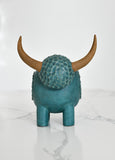 Ceramic Bully: Everglade Textured Longhorn