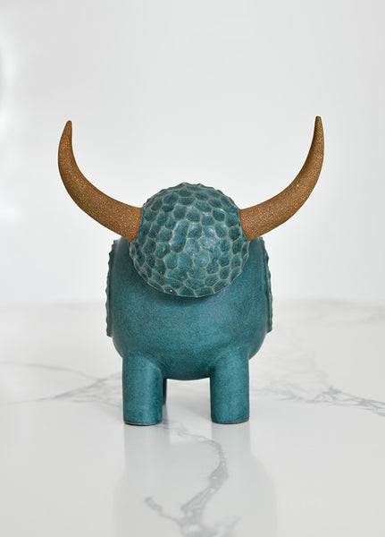 Ceramic Bully: Everglade Textured Longhorn