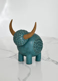 Ceramic Bully: Everglade Textured Longhorn