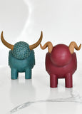 Ceramic Bully: Everglade Textured Longhorn