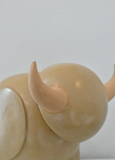 Ceramic Bully: Giant Winter White Bully