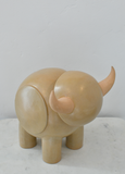 Ceramic Bully: Giant Winter White Bully