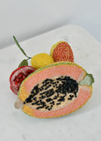 Papaya Beaded Object Art