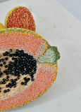 Papaya Beaded Object Art