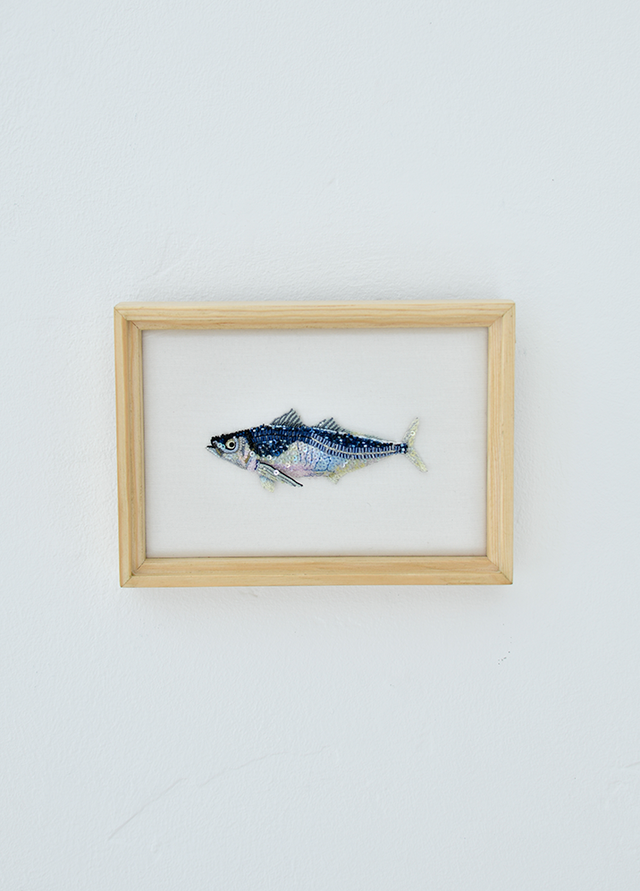 Atlantic Mackerel Beaded Art