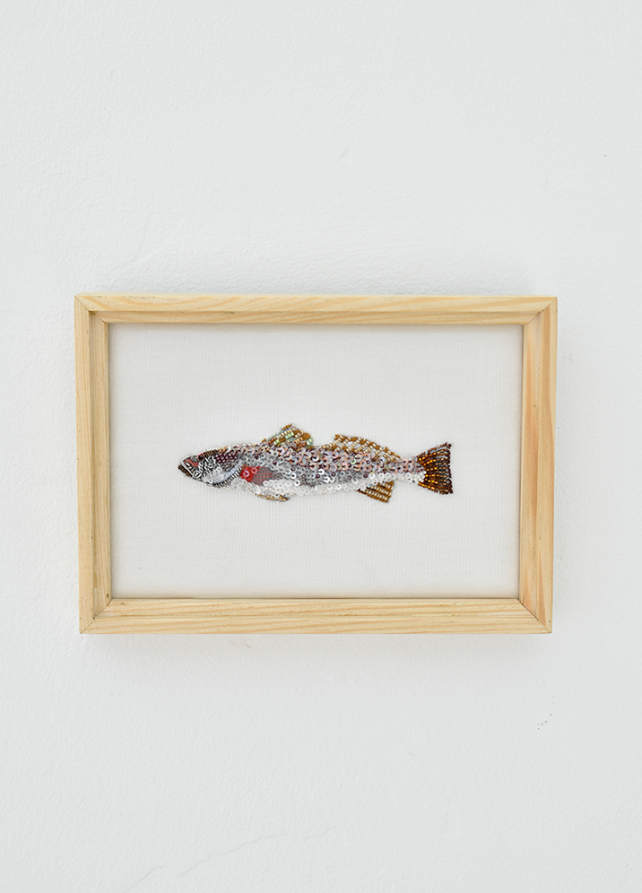 Spotted Sea Trout Beaded Art