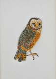 Eastern Barn Owl Beaded Art
