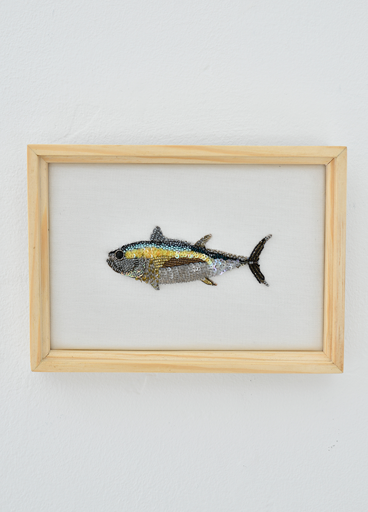 Big Eye Tuna Beaded Art