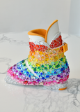 Disco Boot in Rainbow