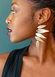 Maxima Leaf Punk Earrings