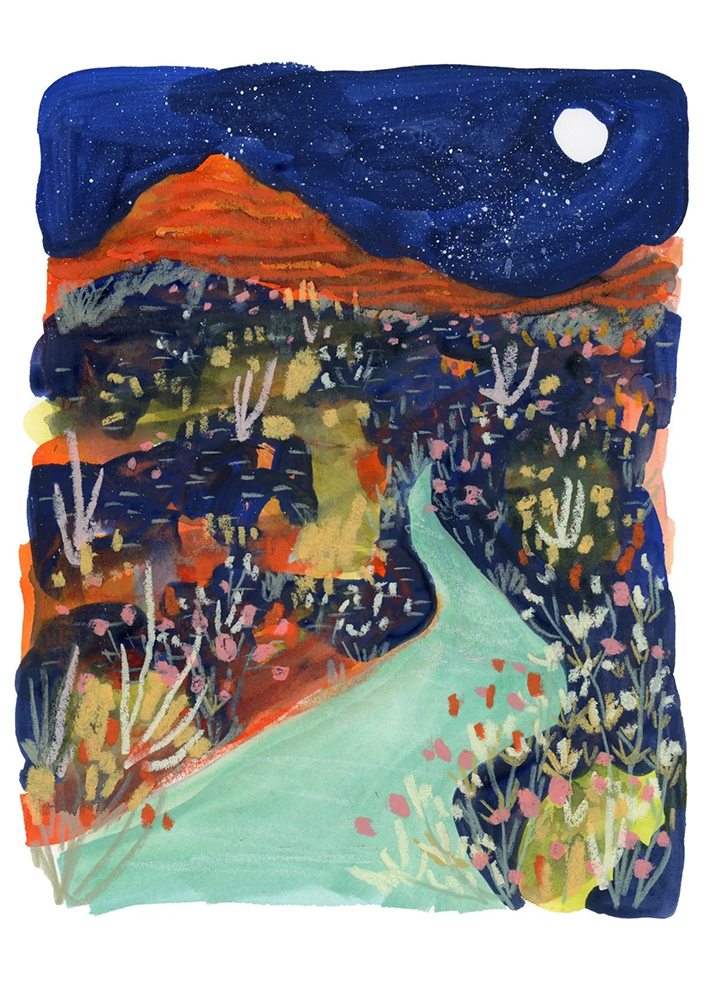 "Night Under the Red Rocks"