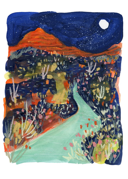 "Night Under the Red Rocks"