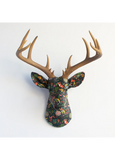 Fabric Deer Head - Woodland Foxes