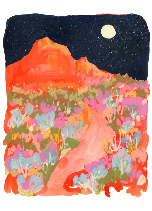 "Zion Full Moon"