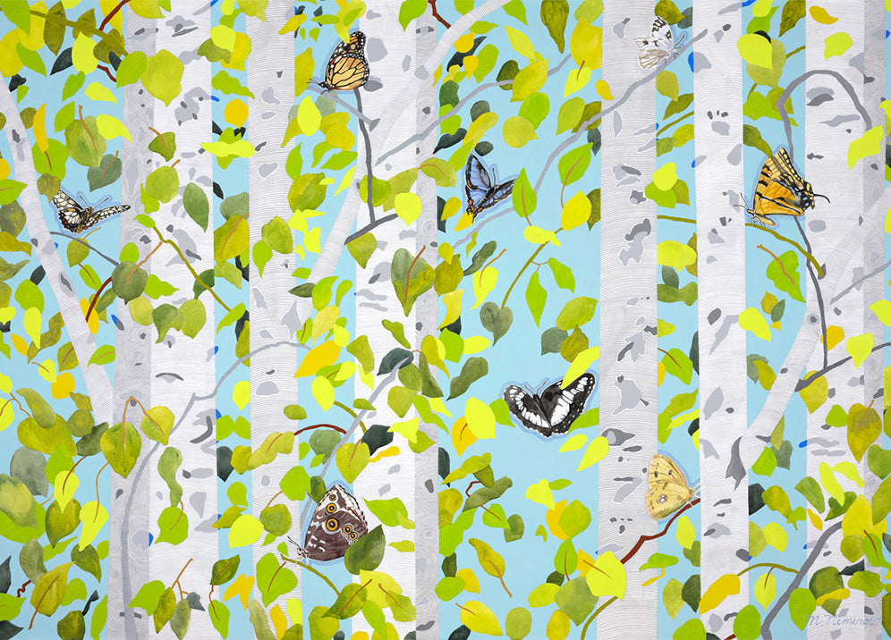 Meredith Nemirov, "Butterflies in the Trees," Limited Edition Giclee Print
