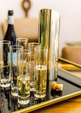 Festive Champagne Flutes