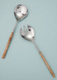 Rattan Serving Spoons