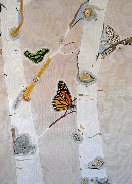 Meredith Nemirov, "Butterfly Trees," Limited Edition Giclee Print