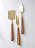 Wooden Handle Cheese Knives