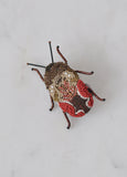 Beaded Beetle Brooch
