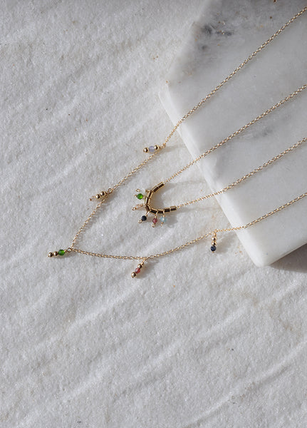 Rainbow Drop Necklace